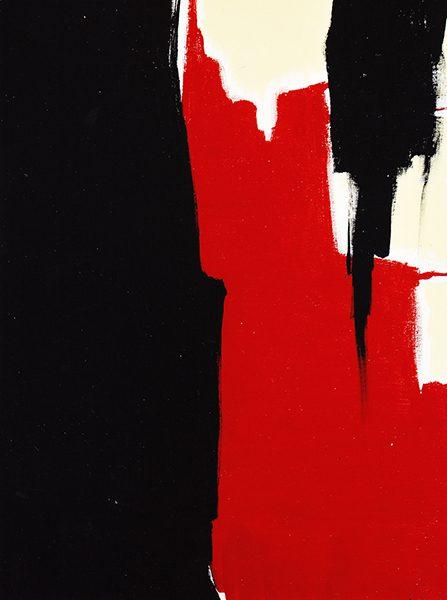 Giancarlo Cerri Sequenza verticale 2005 olio su tela cm. 80x60