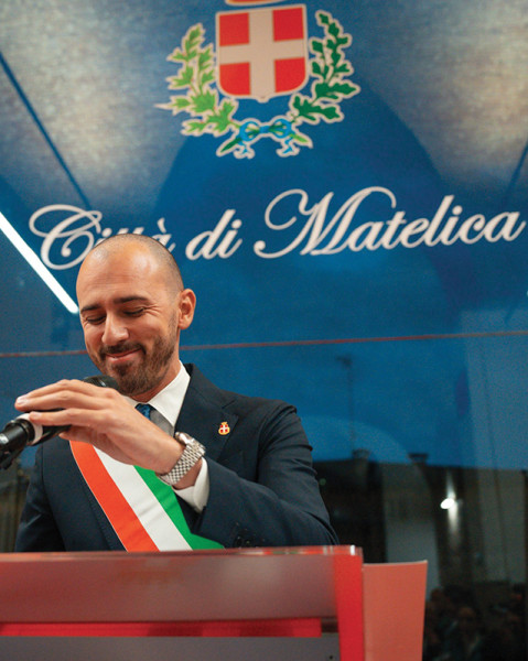 Il Sindaco di Matelica Denis Cingolani